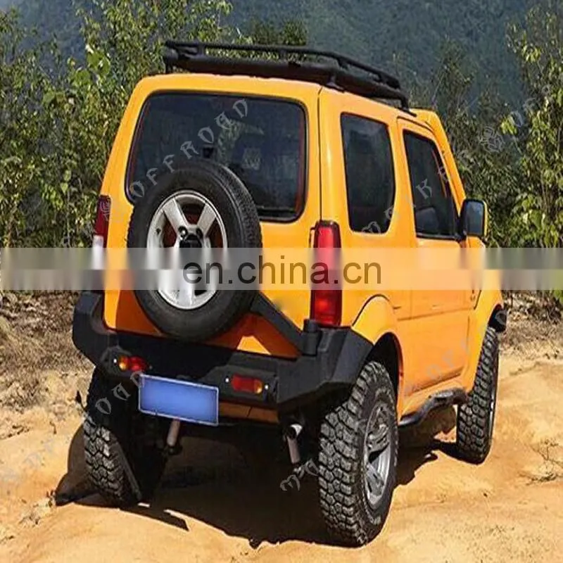 steel rear bumper guard with Spare tire rack for Suzuki jimny 4x4 parts