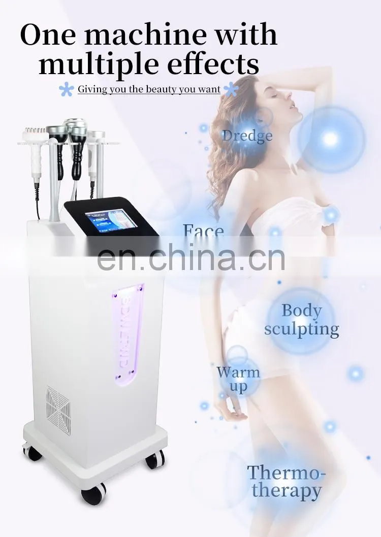 Factory Price RF Vacuum 80K Ultrasound Cavitation Therapy 8D Carving Slimming Machine 5D Weight Loss BIO Massage Body Detox