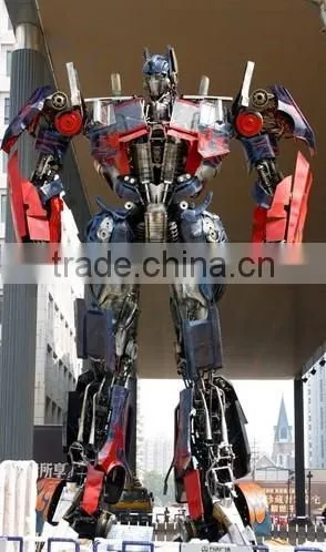 iron sculpture Sentinel Prime cast iron western decor