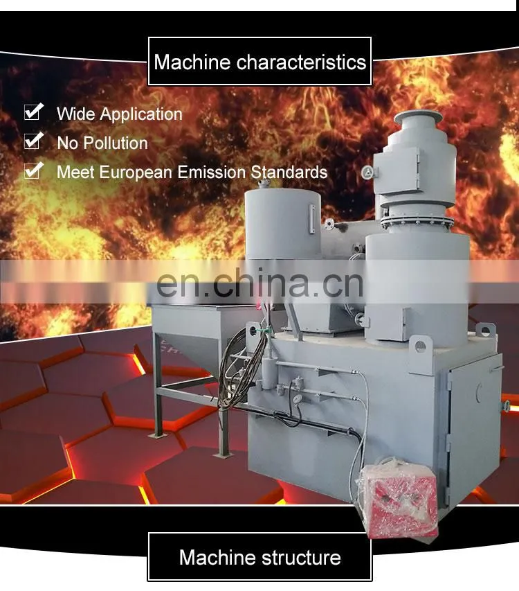 Shuliy industrial food waste gas residential incinerator mobile incinerator waste