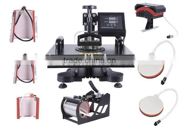 8 in 1 combo heat transfer press heat transfer film printing machine