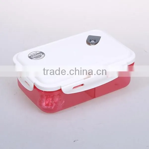 BPA free foodgrade kids plastic lunch box,include spoon and fork