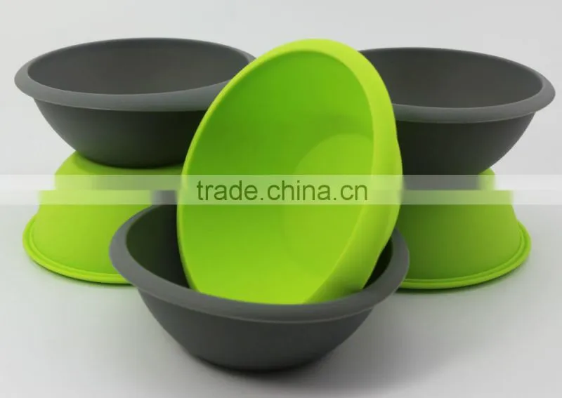 Flexible And High Heat Resistance Silicone Bowl Set