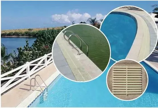 Drain Grate Gutter Plastic Overflow PVC Swimming Pool Grating