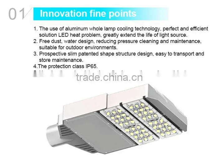 Bridgelux Chip LED Street Light 120W With Solar Panel