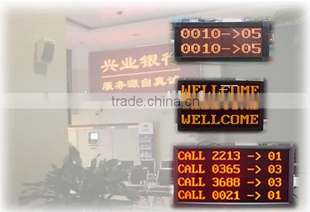 Tonsincs Dot Matrix waiting room main LED display for Queuing System