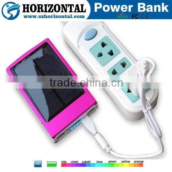 High quality cheap price 10000 mah sloar power bank for smartphone and latop