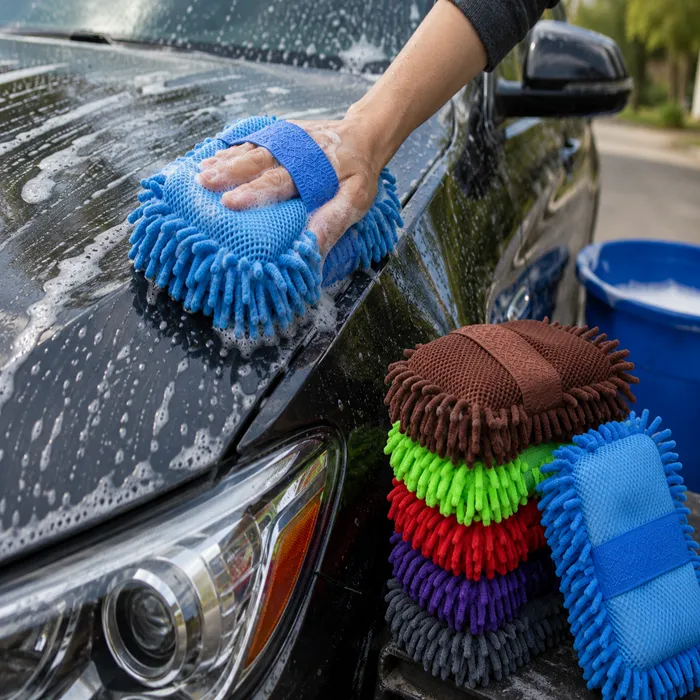 Microfiber Chenille Car Wash Sponge with Elastic Band.png