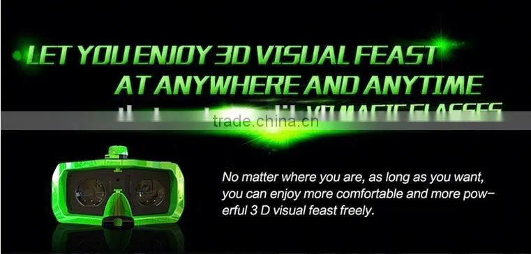 Best Price Support 3.5"-6.0" Phones High Quality Environmental ABS Plastic VR Box 3D Glasses