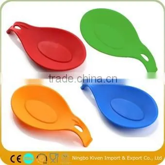 Colorful Silicone Spoon Holder Silicone Spoon Rest