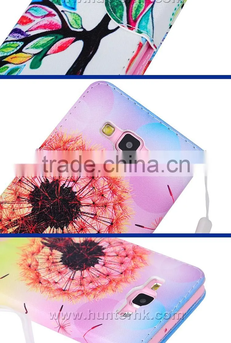 Printing Leather Wallet Case For SamsungA5