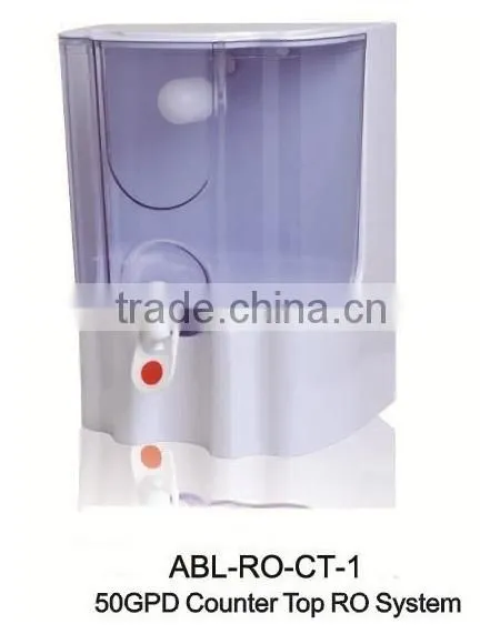4 stage RO water system counter top water filter (RO-CT-1)