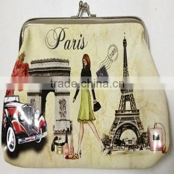 2015 new design metal wallet frame coin purse bags mini purse