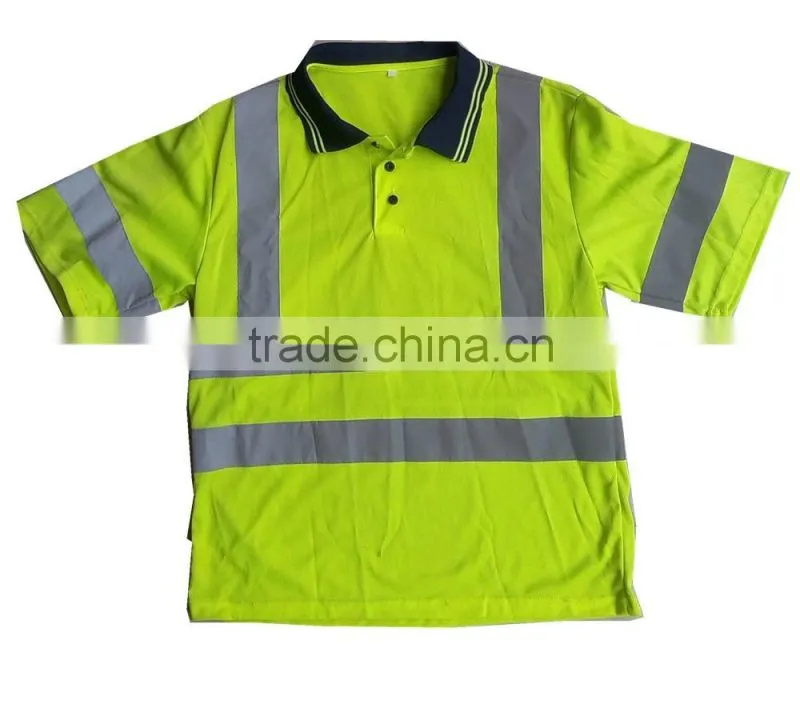 short sleeve hi visibility reflective T-shirt