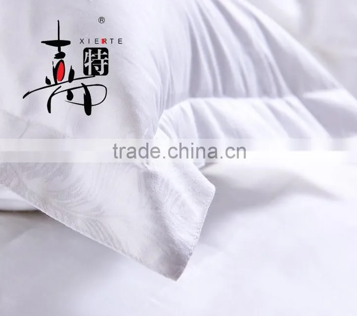 Star Hotel Used Good Quality Cotton Jacquard Fabric Wholesale White Pillowcase