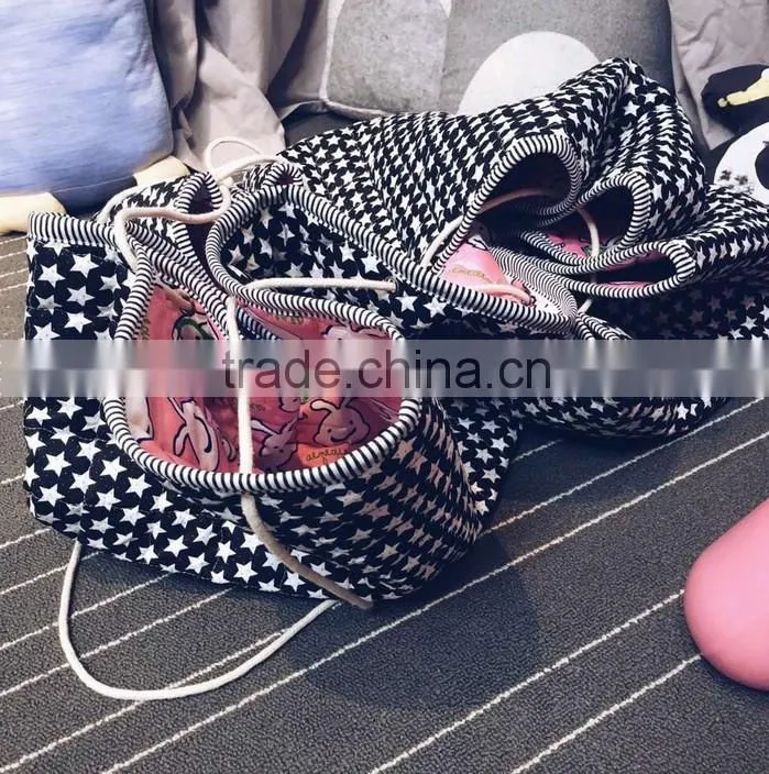 Fashion Cartoon Kids Toys Organizer Portable Children Baby Play Mat With Sides