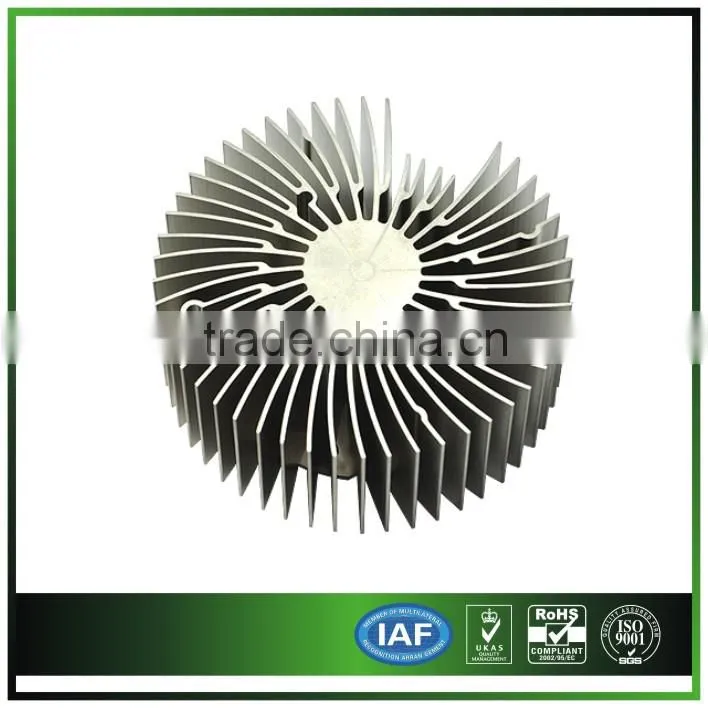 customized CNC processing LED street lighting Heat sink