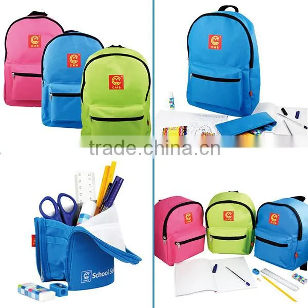 Wholesale Stationery set school Brand backpacks for teenager