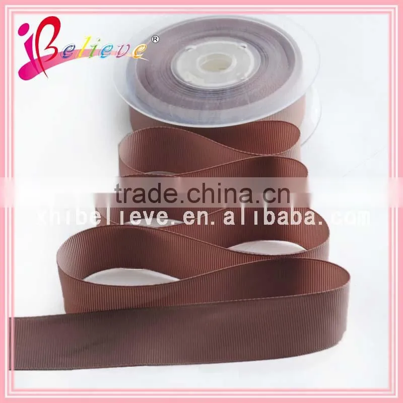Wholesale brand promotion environmental grosgrain fabric ribbon