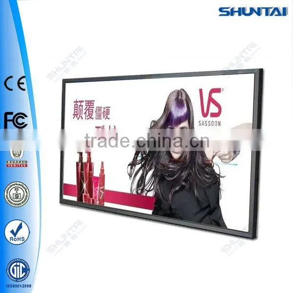 Railway station led fabric graphic advertising backlit light box
