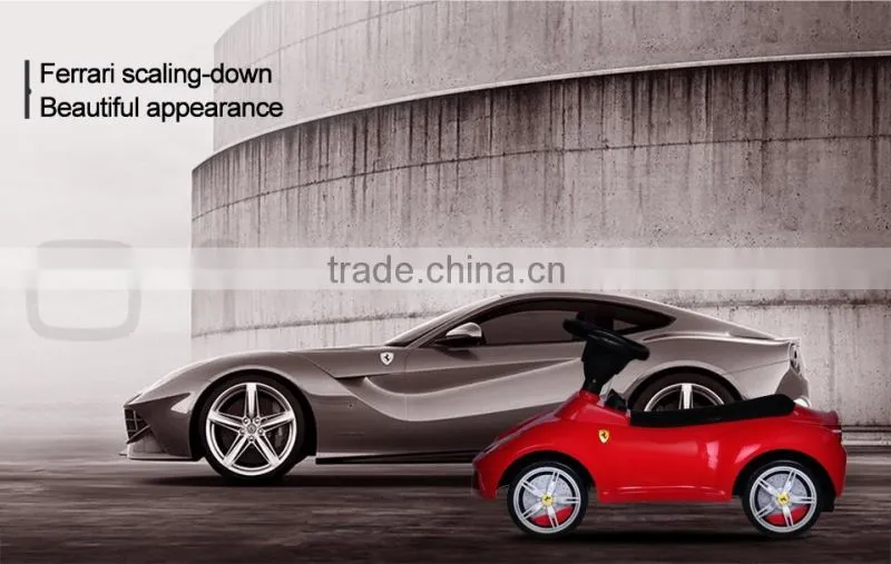 Rastar toy shopping Ferrari licensed ride on car baby walker toy car