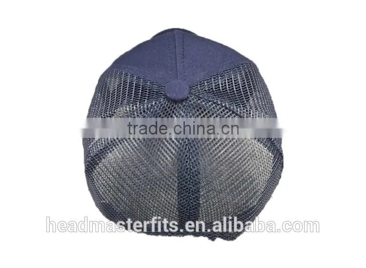 Wholesale Custom Trucker Caps For Man Loog Curved Cotton Mesh Hat