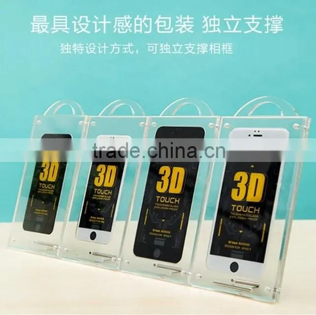 Joyroom Anti explosion Tempered Glass 3D Screen Protective Film For iPhone 6Plus Transparent Frame Package MT-5457