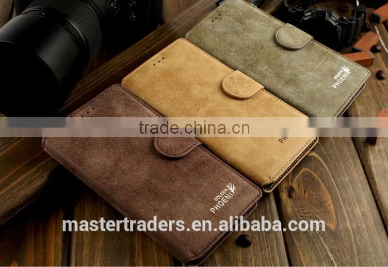 Top Quality Golden Phoenix Genuine Leather Case For Redmi note MT-2644