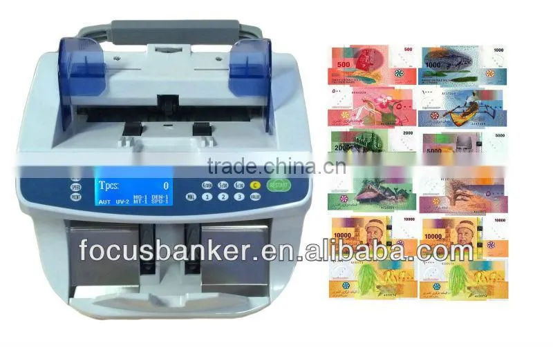 (Good Price ! ) High Speed Top Loading Currency Counte for Many Currency including Comoro franc(KMF)