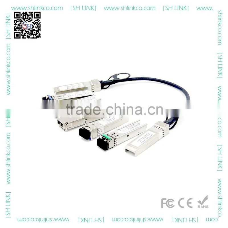 Highly efficient fibre channel single mode lc connector 40KM 1.25G optic transceiver
