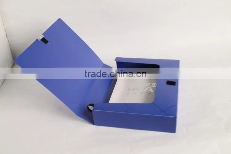 A4 Size 2.5 Inches Case Shape Poly Box File Type Plastic Document Box