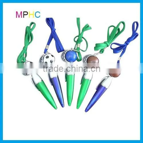 Fancy Portable Small Bottle Shaped Ballpoint Pens with cord for mobile/keychain