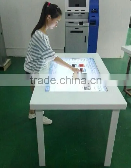 55 Inch digital signage with mini pc / super slim Android floor stand Digital Signage kiosk support trade