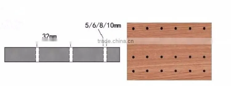 soundproof fireproof acoustic wood mdf board for meeting room