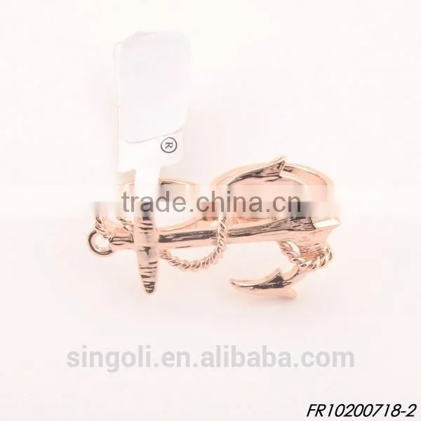 Rhinestones Three Rings a set Crystal Ring