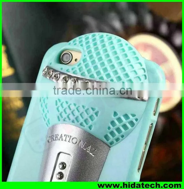 Newest mobile phone cases and covers for iPhone 5 iphone 6 microphone type case