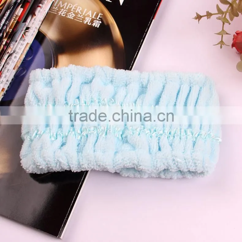 2015 hot sale wash face hair band sport hairband for girl student