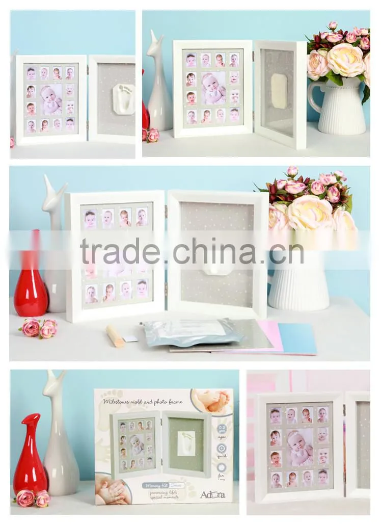 Best selling baby albums wood products first year frame kit
