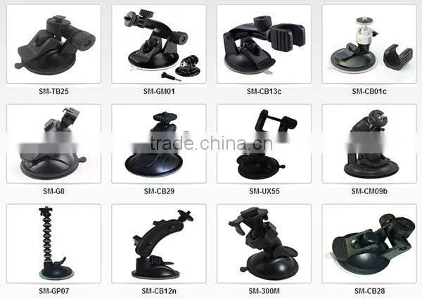 360 degree rotating ball head strong 65mm Car Window Suction Cup Mount for car black box GS1000 5E5 GS2000 5F5