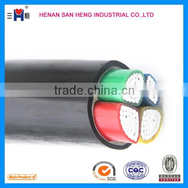 0.6/1kv aluminum pvc & xlpe power cable
