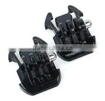 2PCS Helmet Mount Base Quick-Release Adapter Buckle for GoPro Hero 4/3+/3