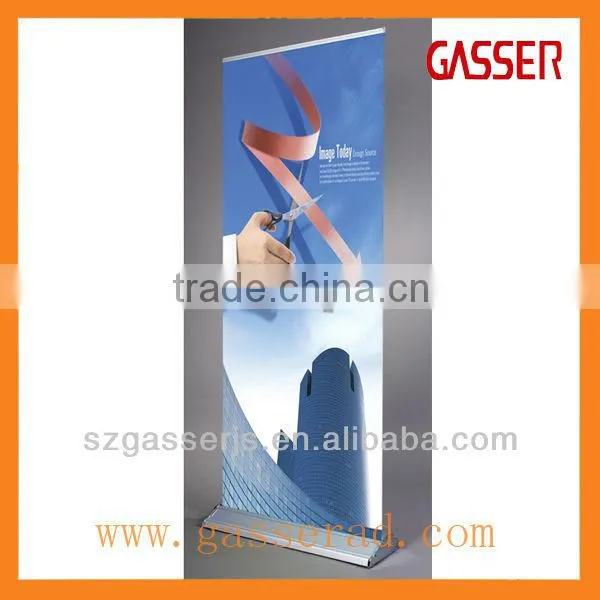 Factory customized aluminium alloy roll up banner heavy base