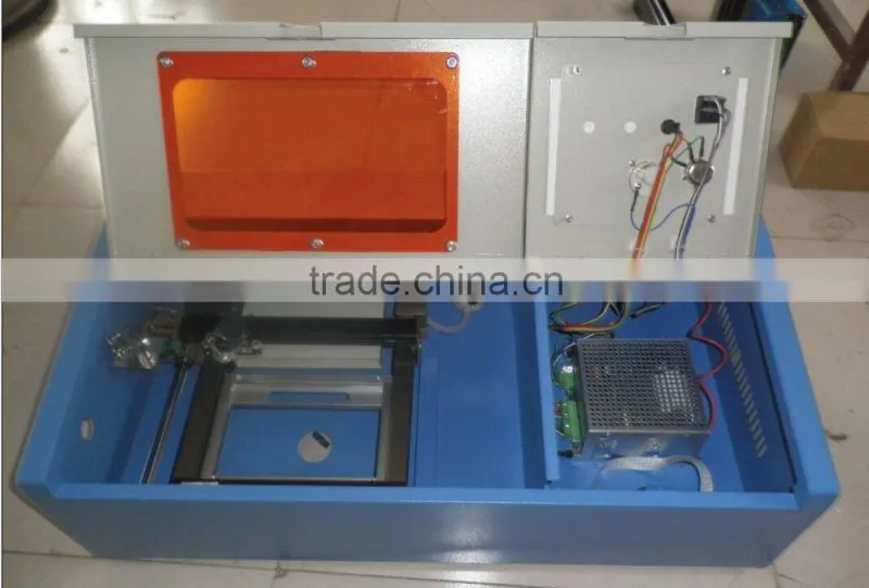 Mini laser 200*100mm 40w Portable stamp engraving machine best price for sales G2010