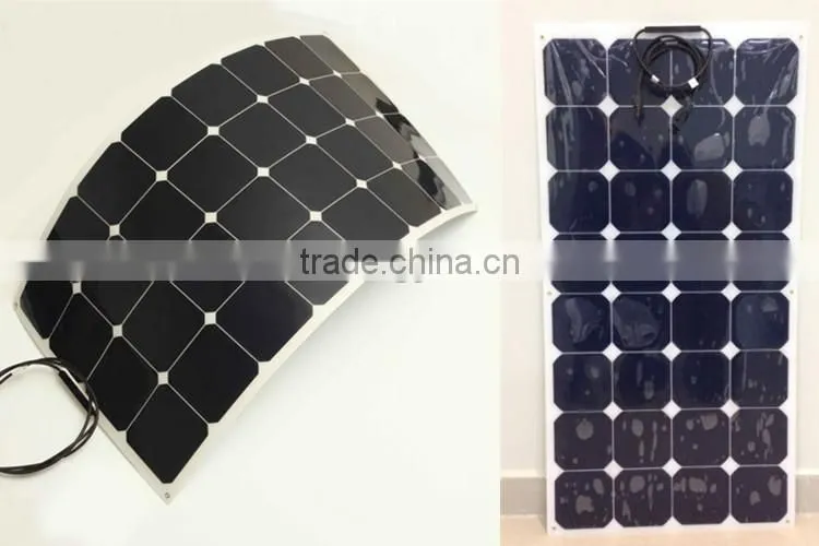 High efficiency flexible solar panel 200w