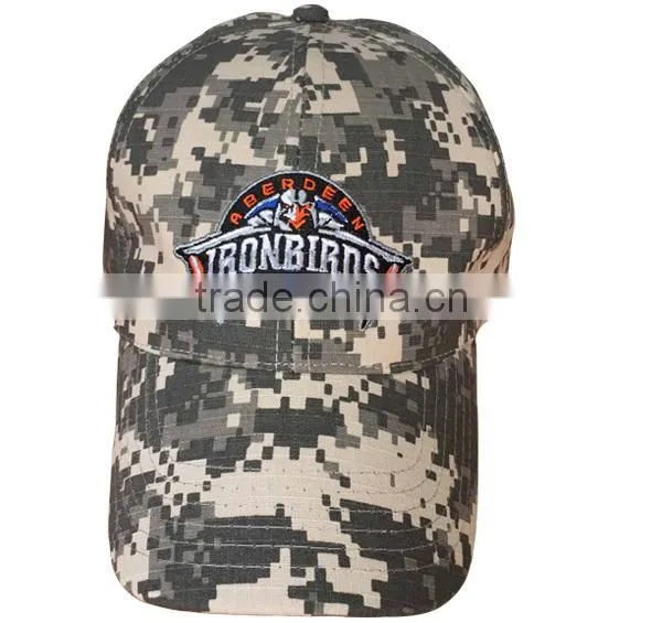 wholesale high quality custom camo printed american army cap,100% cotton cap