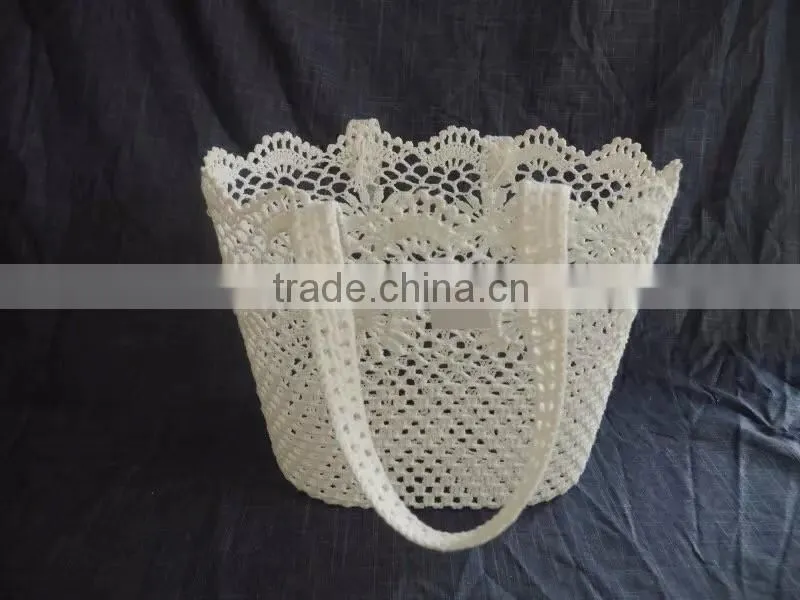 Manufacturers selling handmade cotton simple fashion hook flower hand basket