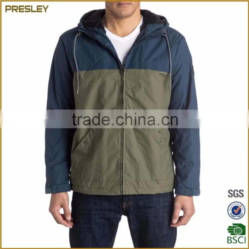 New design high quality fashion polyester cotton men street winter jackets coats