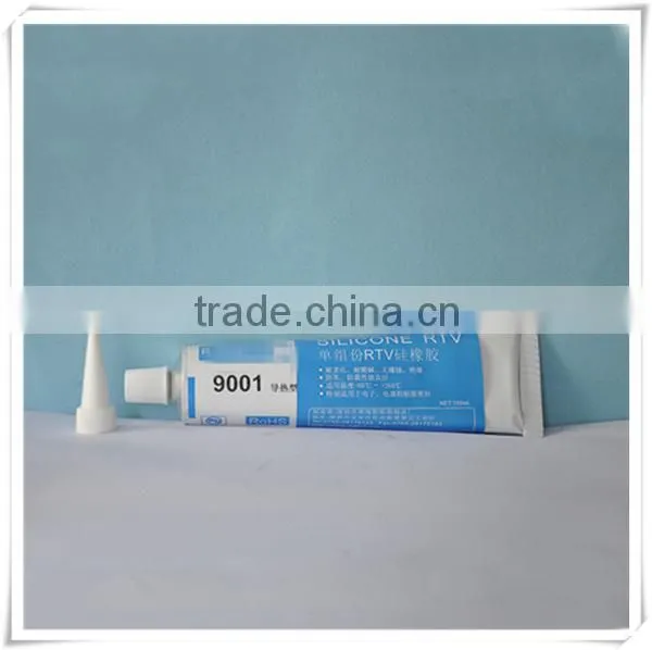 Small tube transparent silicon glass glue