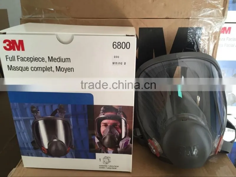 3M 6800 reusable silicone medium military gas mask
