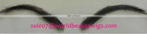 full hand made human hair fake eyebrows